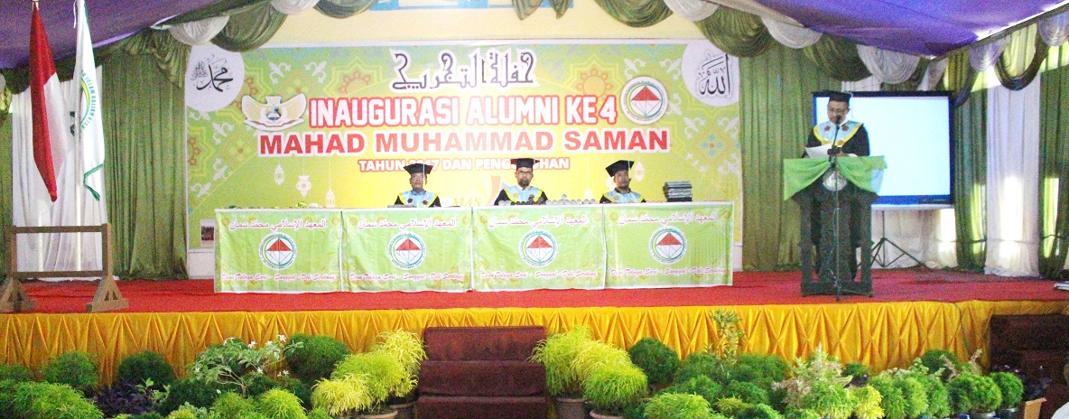 Sambutan Senator Pesantren Ma'had Muhammad Saman