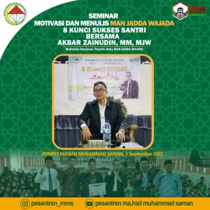 seminar motivasi santri mahadsaman