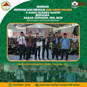seminar motivasi santri mahadsaman.